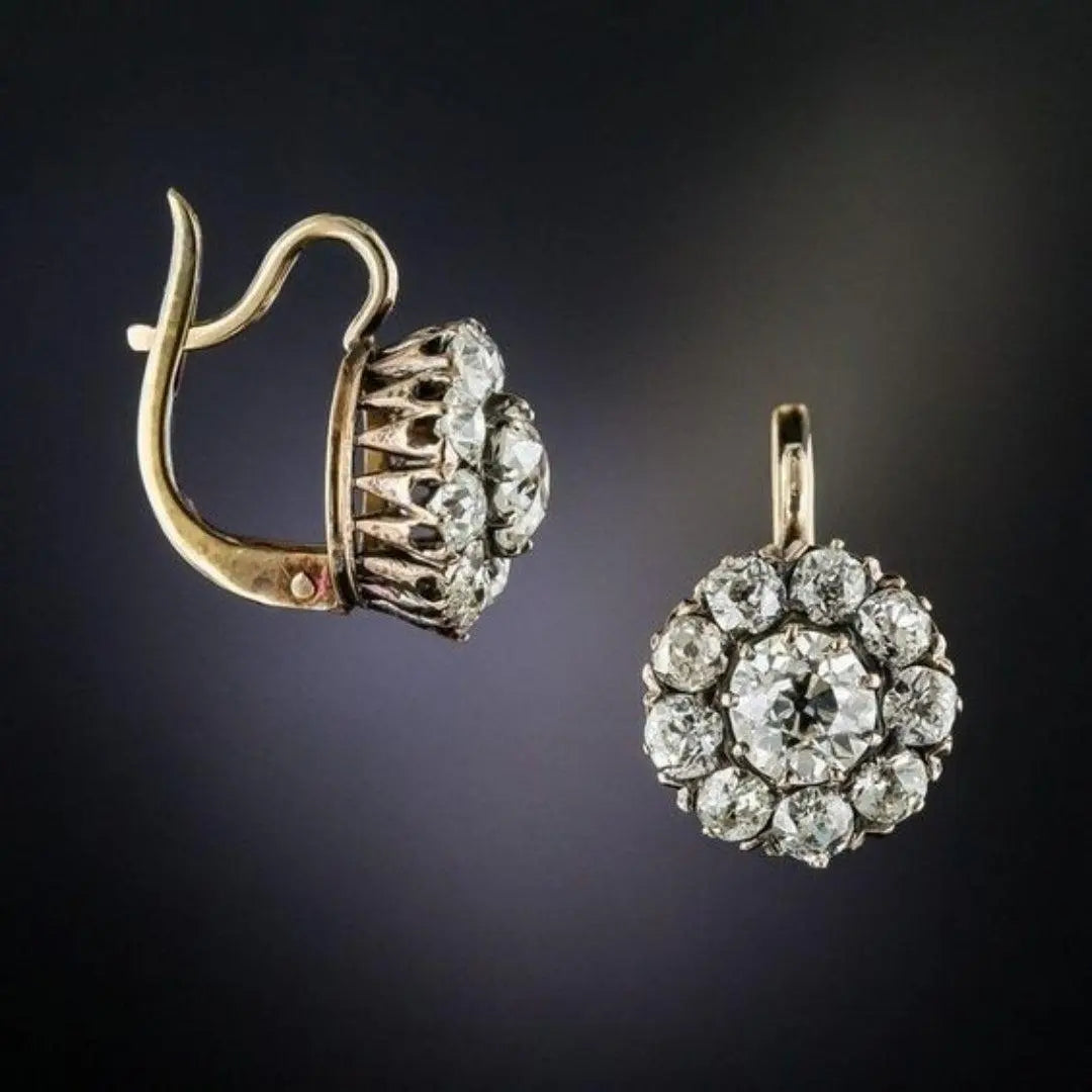 Vintage náušnice | Zlato